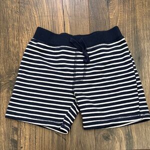 First Impressions Navy and White Striped Shorts